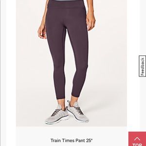 LuLulemon Train Times Pants 25”